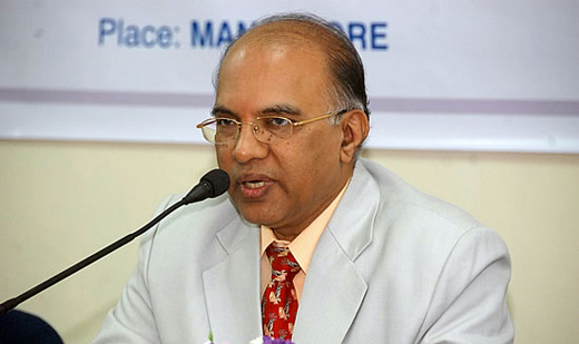 Karnataka Bank Chairman P Jayaram Bhat